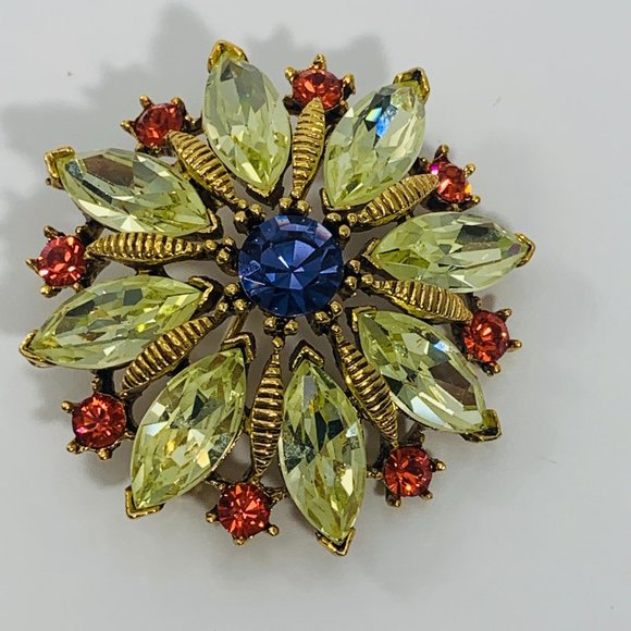 R.J. GRAZIANO FLOWER BROOCH - Picture 4 of 5